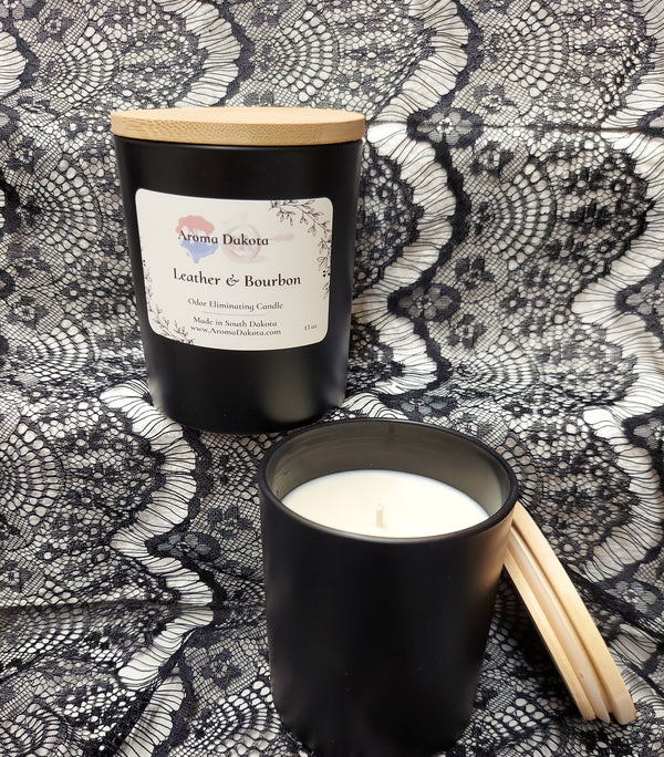 Leather and Bourbon 13-oz Candle