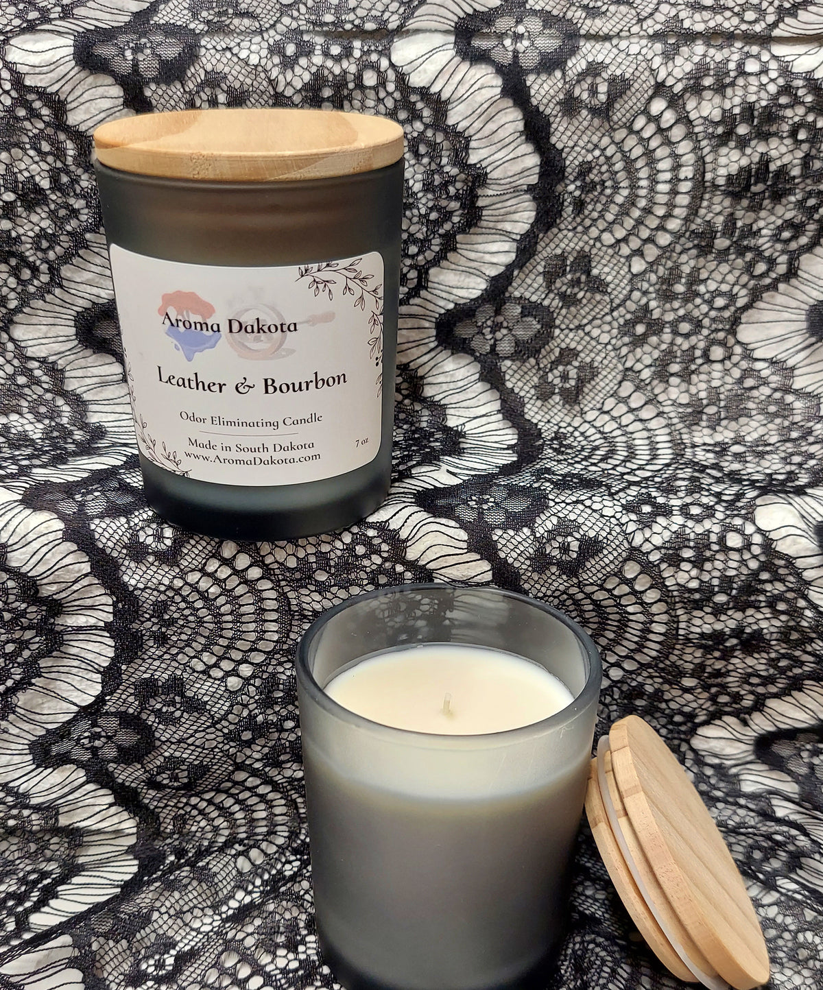 Leather & Bourbon 7-oz Candle