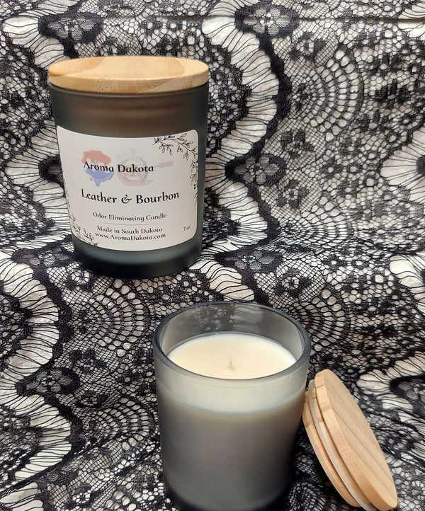 Leather & Bourbon 7-oz Candle